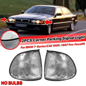 Frontblinker Blinker Set für BMW 7er E38 1994-1998 Weiß Linse Vorne Links Rechts - Bild 1 von 8