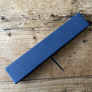 Genuine Original Bremont Watch Blue Flat Empty Strap Box Case 20cm x 4cm x 2.5cm - Picture 1 of 3