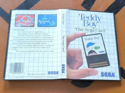 ## Sega Master System Card - Teddy Boy (UK Cover) - Strong Used ## - Image 1 of 2