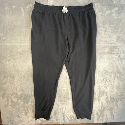 BCG Black Stretch Joggers Mens XL Athleisure Sweat Pants Active Drawstring - Image 1 of 4