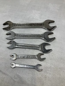 5 Vintage King Dick Spanner Wrench Tool 3/16 1/4 5/16 3/8 7/16 1/2 9/16 5/8 AF - Picture 1 of 15