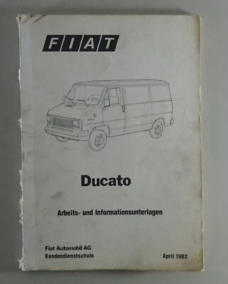 Material De Capacitación Fiat Ducato Tipo 280 De Abril De 1982 - Imagen 1 de 3