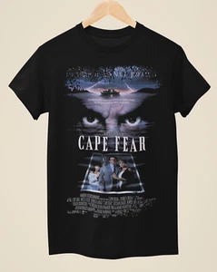 Cape Fear - Movie Poster Inspired Unisex Black T-Shirt - Picture 1 of 1