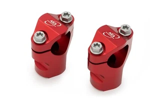 AS3 ABRAZADERAS DE MANILLAR para BETA 125 200 250 300 350 390 430 480 RR (+10MM SUPERIOR) - Imagen 1 de 1