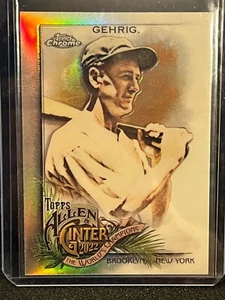 Lou Gehrig 2022 Allen & Ginter Topps Chrome Refractor #26 - Yankees - Bild 1 von 2