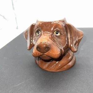 Vintage 2002 Big Sky Canine by Phyllis Driscoll Brown Dog Mug 4.5" Tall - Picture 1 of 11