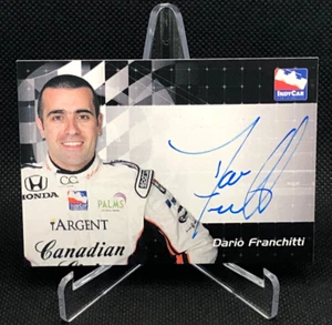 Tarjeta autógrafa de auto Rittenhouse Indy 2007 Dario Franchitti inserción automática - Imagen 1 de 2