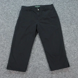 Lauren Ralph Lauren Hose Damen 8 schwarz klassisch halbhoch Capri 31x21* - Bild 1 von 23