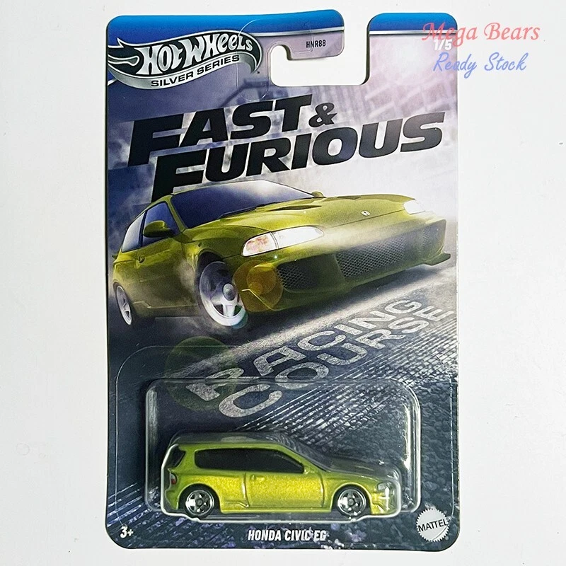Mattel Hot Wheels Silver Series Fast & Furious Racing Course #1 Honda Civic EG - Image 1 of 1