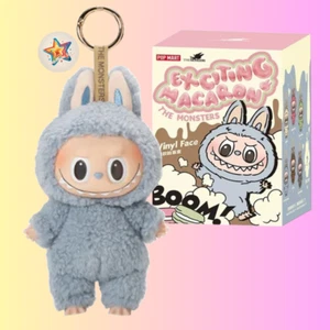 POP MART LABUBU The Monsters EXCITING MACARON Sea Salt Coconout ORIGINAL SEALED - Foto 1 di 6