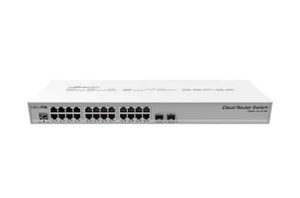 Mikrotik CRS326-24G-2S+RM Cloud Router Switch, 24xGbit LAN, 2xSFP+, Rackmount - Picture 1 of 3