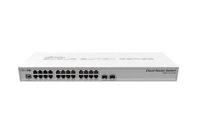 Mikrotik CRS326-24G-2S+RM Cloud Router Switch, 24xGbit LAN, 2xSFP+, Rackmount - Image 1 of 3