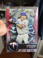2023 Bowman Platinum Ice Foil Josh Jung Rookie Card #1 (RC)  Texas Rangers