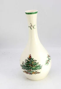 Vintage Spode Christmas Tree Bud Vase 7 ½” England - Picture 1 of 4