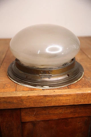Antique Brass Ceiling Light Fixture Chandelier industrial lamp oc white era Cover