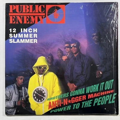 Public Enemy “Brothers Gonna Work It Out” Single 12”/Def Jam 4473391 (EX) Shrink - Image 1 of 4