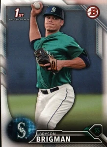Bowman Draft 2016 #BD-105 - Bryson Brigman FBC - Seattle Mariners 16-233 - Imagen 1 de 2