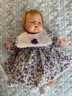 Vintage 1960'S Ideal Tiny Thumbelina  Ott-14 Baby Doll Clean