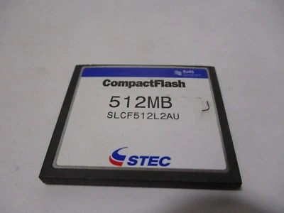 STEC SLCF512L2AU  512MB COMPACT FLASH CARD - Image 1 of 2