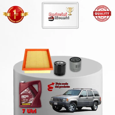 Kit De Filtre Et D'Huile JEEP GRAND CHEROKEE 2.5 TD 85KW 115CV 1999 - Photo 1/2