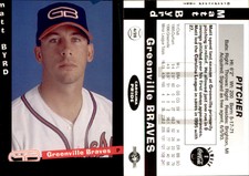 Matt Byrd 1997 Grandstand Greenville Braves #NNO Card *AutographDen*