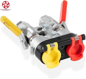 Pioneer 9500-4 Hydraulic Break-Away Coupler Kit Agricultural Tractor Clamp 1/2 - Picture 1 of 20