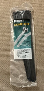 Panduit BT4LH-L0 (50er-Pack) Kuppel-Top Widerhakenkrawatte 14,9" schwarz Nylon UV 120 Pfund - Bild 1 von 6