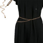 Fashionable black beaded acrylic women Handmade waist accessories  Women