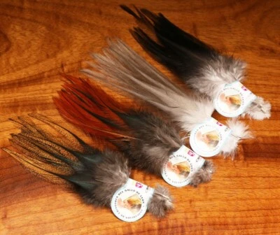Gallo de Leon Saddle Feathers #GALLO149 Hareline USA 12 Federn GINGER SPECKLED - Bild 1 von 2
