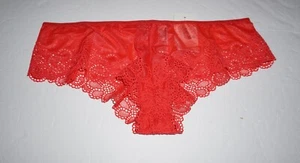 NEW b'tempt'd Charming Tanga Panty 945184 Hot Red Size L - Picture 1 of 3