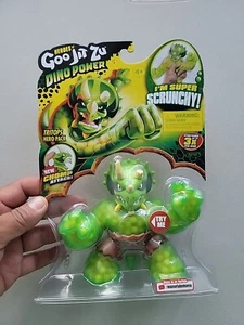 Goo Jit Zu Dino Power Tritops Triceratops Chomp Attack 2020 NEW - Picture 1 of 10