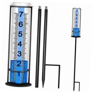 Rain Gauge Outdoor, Upgraded Rain Gauges Outdoors Best Rated,Accurate Rain - Picture 1 of 8