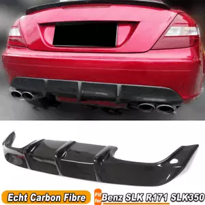 Difusor trasero de carbono para Mercedes R171 SLK350 2004-10 difusor parte trasera faldón - Imagen 1 de 11
