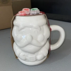 Mugs To Paint • Santa Claus • Coffee/Cocoa/Tea Mugs C -1 - Picture 1 of 3