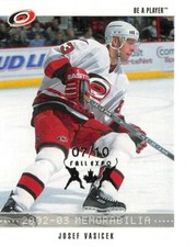 2002-03 BAP Memorabilia Toronto Fall Expo #134 Josef Vasicek /10
