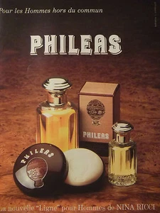PUBLICITÉ 1986 PHILEAS POUR HOMMES DE NINA RICCI - ADVERTISING - Foto 1 di 1
