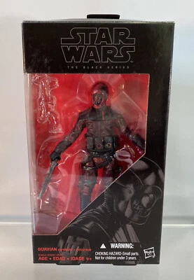 "Figura de 6"" negra personalizada daño de batalla Guavian Enforcer Force Awakens Star Wars" Foto 1 de 4