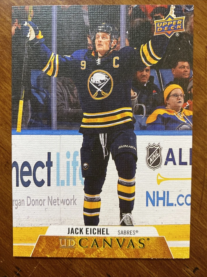 20-21 UD Series 2 Hockey Canvas C130 Jack Eichel - Image 1 of 2