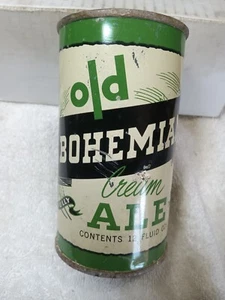 Old Bohemian Cream Ale  flat top beer can ,  EMPTY  Hammonton NJ - Picture 1 of 6