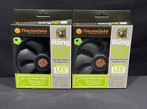 Thermaltake CL-F038-PL12GR-A Riing 12 High Static Pressure Green LED Radiator Fa - Picture 1 of 11