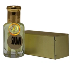 Sultan Attar concentrated Perfume Oil 10ml Premium Floral Oud Aroma Ittar - Foto 1 di 2