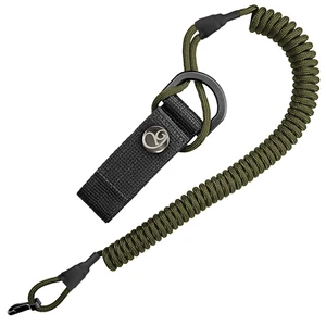 Spiral-Kabel, elastischer Schlüssel-Anhänger aus Paracord, Lanyard - Bild 1 von 7