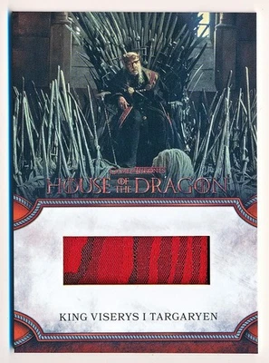 House of the Dragon Season 1 King Viserys I Targaryen Relic Cards #RC47 - Image 1 of 2