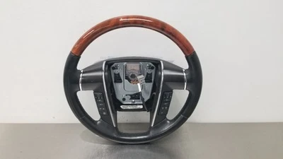 17 VOLANTE LINCOLN NAVEGATOR CON MANDOS CUERO NEGRO Y MADERA Foto 1 de 4