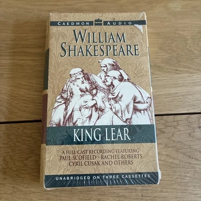 King Lear by William Shakespeare (1995, Audio Cassette, Abridged edition) NEW! - Image 1 of 4
