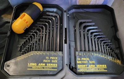 ELEAD 31-Piece Hex Key Set - Allen Wrench Set, SAE and Metric Allen Keys - Image 1 of 2