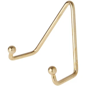 Bard's glänzend Gold Wandmontage Aufhänger, 3,5" x 3,25" x 1,75" (Platten 3,5" - 5") - Bild 1 von 1