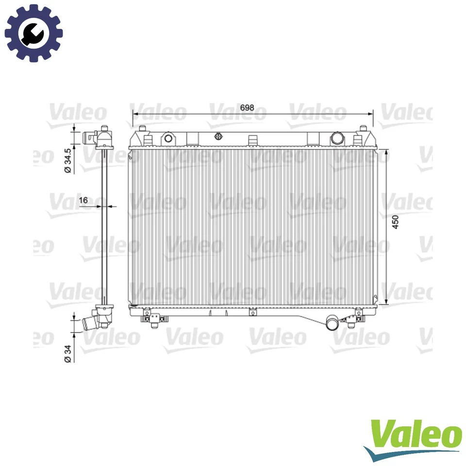 REFRIGERACIÓN MOTOR RADIADOR 701722 PARA SUZUKI GRAND/VITARA/XL-7/II/NÓMADA/ESCUDO Foto 1 de 4