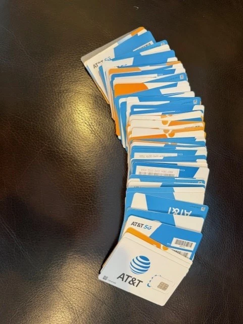 Used ATT activated sim card usa for bypass/testing only (Nano Sim) - Image 1 of 1