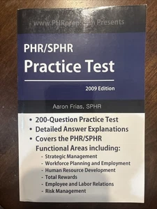 Phr/Sphr Practice Test: Presented by Phrprep.com by - Bild 1 von 1